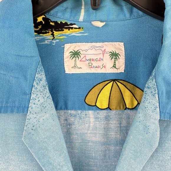 Vtg American Paradise St Thomas Shirt Mens Sz XXL Hot Air Balloon Single Stitch - Picture 6 of 7